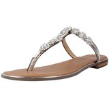 Geox Japonke Sandalias Mujer Modèle D Sozy Plus Srebrna Cene