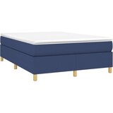  Za krevet s oprugama plavi 140x200 cm od tkanine | shoptok.hr