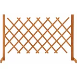  rešetkasta ograda narančasta 120 x 90 cm masivna jelovina