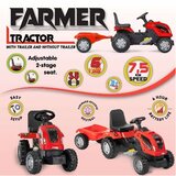  Traktor na akumulator sa prikolicom 6V crveni Farmer 309680 Cene