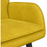  Kauč za dvoje Žuta 115 x 61 x 87 cm Baršun | shoptok.hr