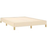 Okvir za krevet bez madraca krem 140 x 190 cm od tkanine | shoptok.hr