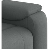 vidaXL Masažni naslonjač od tkanine tamnosivi | shoptok.hr