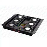  Ventilator panel sa 6 ventilatora sa digitalnim kontrolerom Mirsan MR.FAN6DT.01 Crni | ePonuda.com