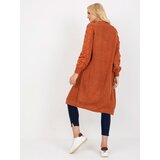 RUE PARIS Cardigan-LO-SW-LK-3001.82P-Dark Orange | Shoptok.si