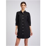 Orsay Black Denim Dress - Women Cijene