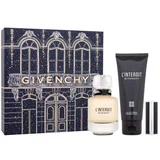 Givenchy L'Interdit set: EDP 50 ml + losjon za telo 75 ml + šminka Le Rouge Interdit Intense Silk 1,5 g 333 za ženske