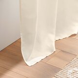 Douceur d intérieur Bež zavesa iz mikrovlaken 140x280 cm Absolu – | Shoptok.si