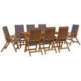  9-dijelni vrtni blagovaonski set 9 kom. Prirodna | shoptok.hr
