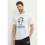 Adidas Kratka majica Euro 2024 moška, bež barva, IT9290