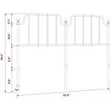  Metalno zamjensko uzglavlje bijelo 135 cm - Bijela 135 cm 1 | shoptok.hr
