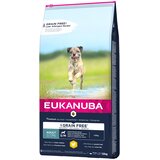 Eukanuba Grain Free Adult Small/Medium Breed piščanec - 12 kg | shoptok.hr