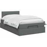  Krevet od pjene s madracem i LED-om Tamnosiva 120 x 190 cm | shoptok.hr