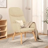  Stolica za opuštanje od tkanine krem | shoptok.hr