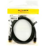 Delock hdmi-hdmi mini kabel z mrežno pove. 3m črn 3D 4K slim aktivni 84779 | Shoptok.si