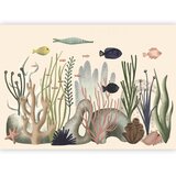  Foto tapeta - Underwater World - Fish and Corals in Pastel Colours 500x350 Standard | shoptok.hr
