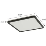  Brilagi-LED Prigušiva svetiljka sa senzorom ULTRA SLIM LED/18W/230V 30x30 cm+daljinski upravljač | Eponuda.com