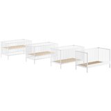 Vipack Bijeli dječji krevet od masivnog bora 60x120 cm DINO – | shoptok.hr