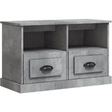 Maison Chic TV omarica - TV stojalo - Televizijska omarica betonsko siva 80x35x50 cm inženirski les, (21698943) Cene