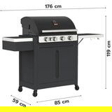 Barbecook Stella 4311 plinski žar + plinski regulator s cevjo | Shoptok.si