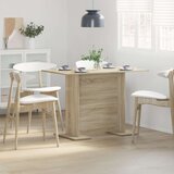  Blagovaonski stol Sonoma hrast 110x60x75 cm Konstruirano drvo u