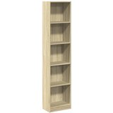 Maison Chic Knjižna omara - Knjižni regal sonoma hrast 40x24x176 cm inženirski les, (21724831) Cene