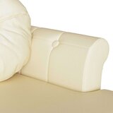  Chesterfield klupa Krema 120.5 x 65 x 75 cm Lažna koža | Eponuda.com