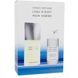Issey Miyake L´Eau D´Issey Pour Homme darilni set toaletna voda 75 ml + deodorant v stiku 75 ml za moške