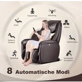 Izdelki za telo Masažni stol Zero Gravity SL Spur z masažo celega telesa in ogrevanjem hrbta, črne/rjave/zelene barve | Shoptok.si