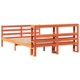  Okvir kreveta bez madraca voštano smeđi 160x200 cm od borovine | shoptok.hr