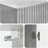  Set ormara 2 pcs Betonska siva 33 x 34,5 x 87 cm | shoptok.hr