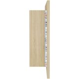  Kupaonski ormarić s ogalom boja hrasta 90x12x45 akrilni | shoptok.hr