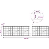  Gabion s žicom debljine 5 mm i mrežom 10x10 cm 1150x10x50 cm - 10 cm 50 cm 1150 cm | shoptok.hr