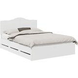  Krevetna konstrukcija Bijelo 140 x 190 cm Inženjersko Drvo | shoptok.hr