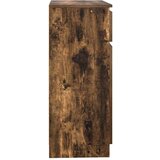 Komoda s ladicama dimljenog hrasta 71x35x84cm konstruirano drvo | shoptok.hr