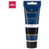 Deli AKRILNA BOJA U TUBI CRNA 75ml EC75-BK | ePonuda.com
