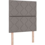 Box Postelja z vzmetnico z vzmetnico Taupe 80 x 200 cm blago, (5000126738) | Shoptok.si