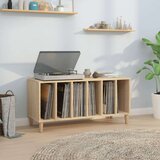 vidaXL Omarica za gramofonske plošče hrast sonoma 100x38x48 cm les | Shoptok.si