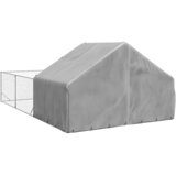  Vanjska kućica za pse sa stazom 6x3x1,9 m pocinčani čelik | Shoptok.si