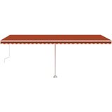  Samostojeća automatska tenda 600 x 300 cm narančasto-smeđa | shoptok.hr