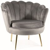  Fotelja CAMELLIA 1 - baršun - siva | shoptok.hr