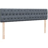  Otomanski krevet s madracem&LED tamnosivi 180x200cm baršunasti | shoptok.hr