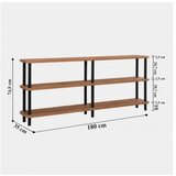 Hanah home polica za knjige zen, black