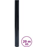 vidaXL Folija za okna 5 kosov statična matirana črna PVC, (21129056) | Shoptok.si