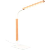 Tri O Bela/naravna LED zatemnitvena namizna svetilka z lesenim senčnikom (višina 73,5 cm) Norris – | Shoptok.si