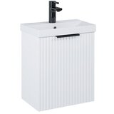 CAMARGUE Komplet kopalniškega pohištva Yasumi (Skupna širina kopalniškega pohištva: 46 cm, Bela, Mat, 2 -del.) | Shoptok.si