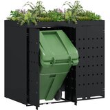  Skladištenje kanti za 2 kante Crna 136 x 77,5 x 121,5 cm | shoptok.hr