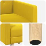  Ukrasna fotelja Žuta Baršun | shoptok.hr