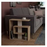 Hanah home pomoćni stočić saly sonoma oak white | ePonuda.com
