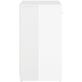  Klupa za cipele visoki sjaj bijela 94,5 x 31 x 57 cm drvena | shoptok.hr